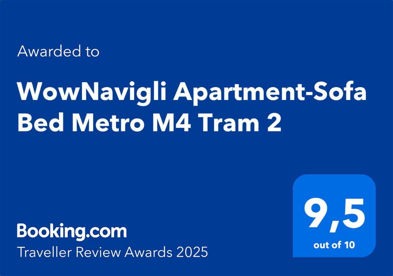 Wownavigli Apartment-sofa Bed Metro M4 Tram 2 Appartamento *